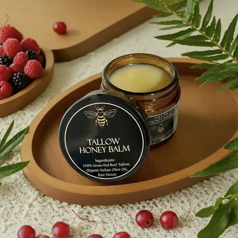 Beef Tallow Balm With Raw Honey